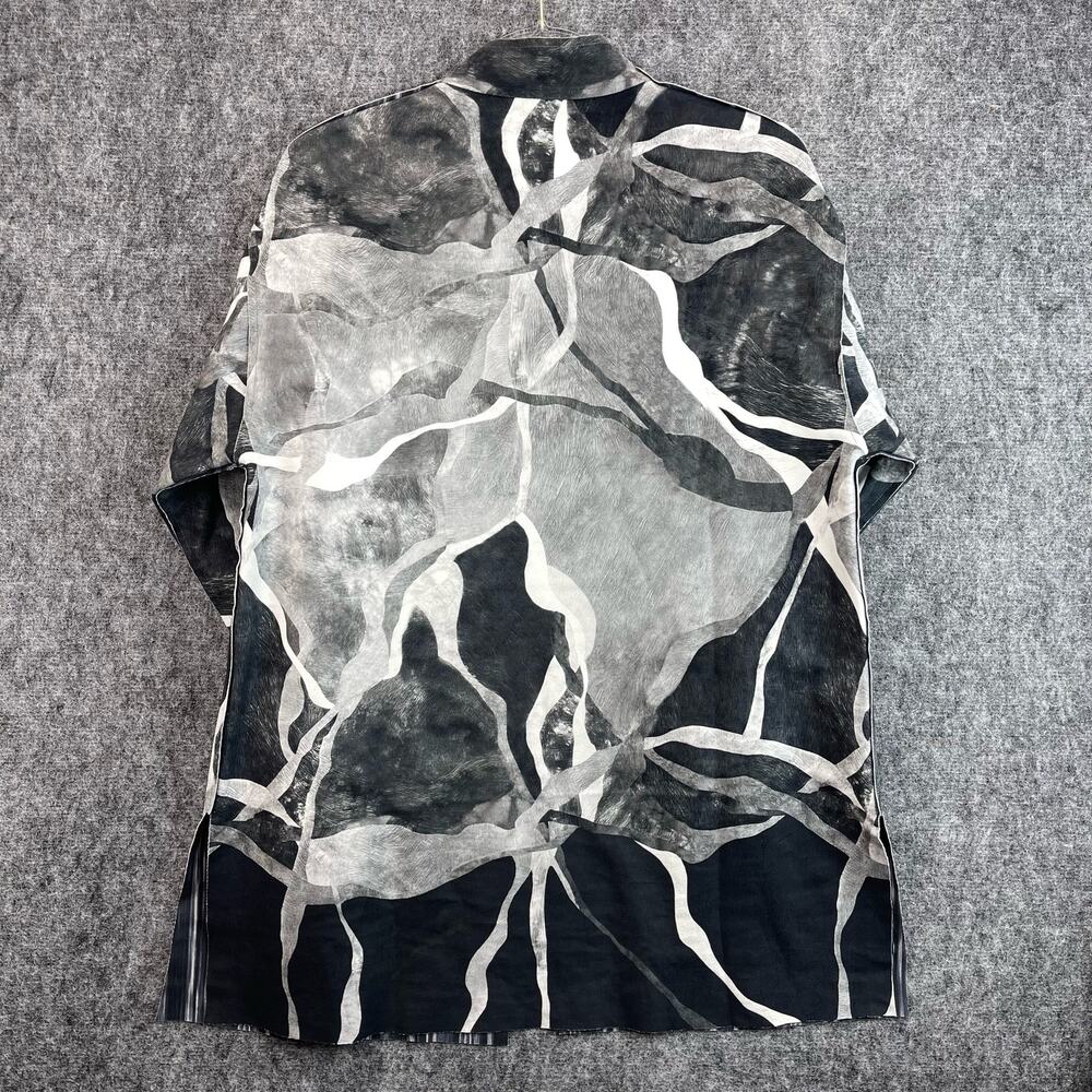 Lemon Grass Buttonless Open Front Blazer Size Med… - image 4